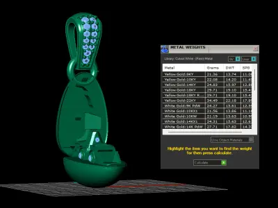 MENS CAR SHAPE PENDANT 3D PRINTABLE MODEL  3D print model