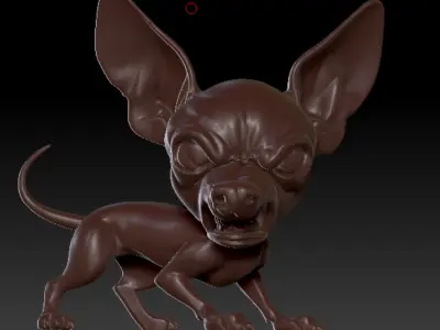 dogs 3d model 3D model