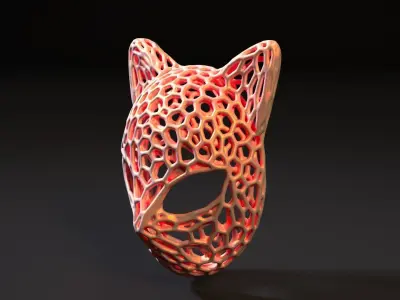 Fox mask 3D print model