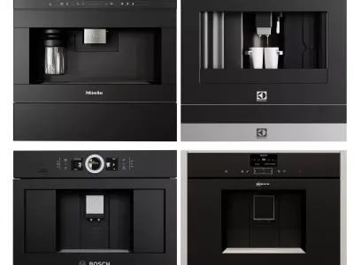 coffeemaker collection samsung coffee machine 3D model