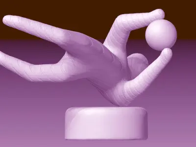 soccer goalkeeper 3d printing 3D print model