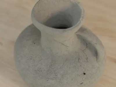 Rustic Ceramic Vase  PBR Textures  3ds Max  Corona Free 3D model