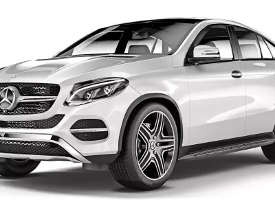 Mercedes-Benz GLE coupe 350d 2016 3D model