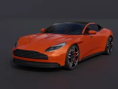 Generic Sports Car 2 Low-poly 3D model