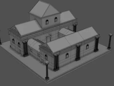 Ancient home 3D model