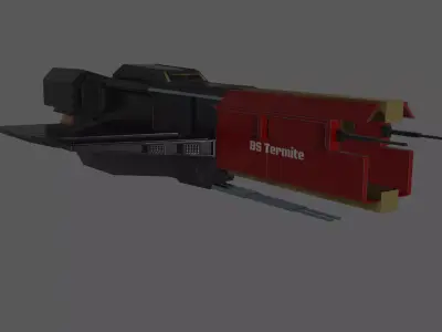 Sci-Fi Space Ship  Free 3D model