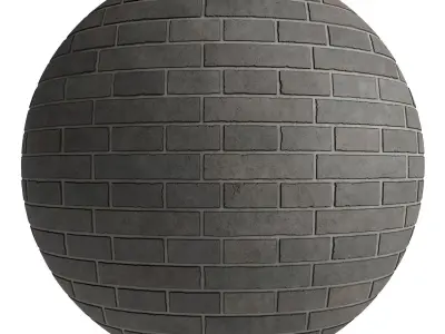 Materials 30- Brick Tiles In 5 color Pbr-4k Texture