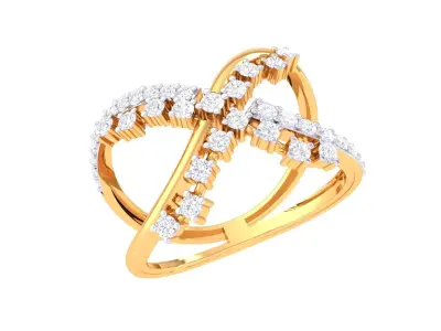 Diamond Ring 48 3D print model