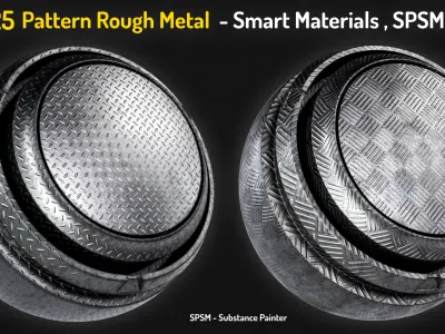 25 Pattern Rough Metal Smart Materials Texture
