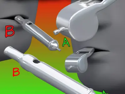 Whistles FBXOBJ 3D model