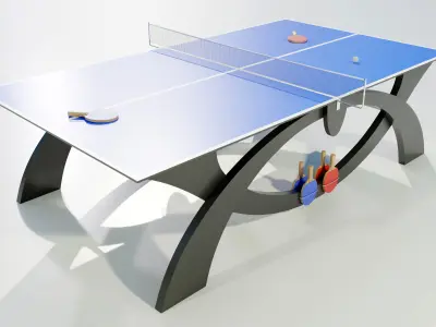 Ping Pong Table 3D model