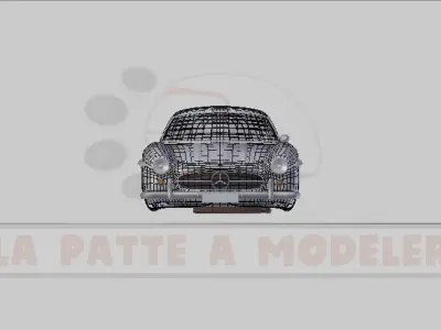 Mercedes 300SL LPAM 3D model