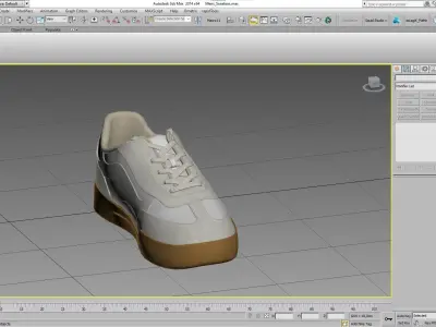 Sneakers Low-poly 3D model