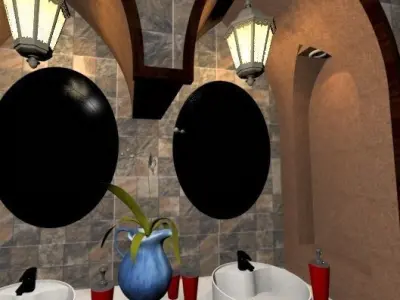 Bathroom Washroom 3D model