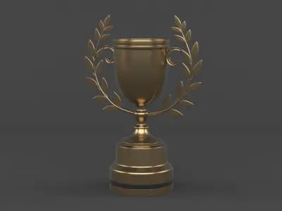 Trophy Cups 3D model 43