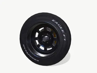 Rally wheel Eagle F1 Low-poly 3D model by gooodg4mes
