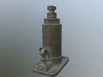 Car jack Low-poly 3D model