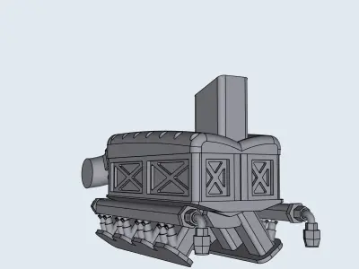 Intercooled Twin Turbo billet Intake Manifold Hemi BBC SBC Drag 3D print model