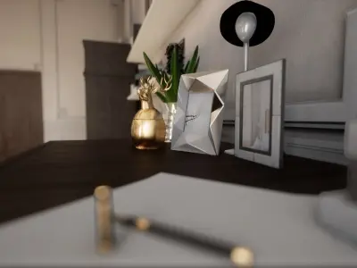 Hotel Room 3D model buy
