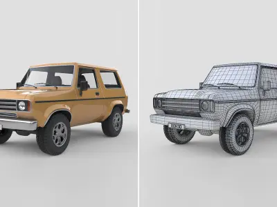 Generic SUV Car 1987 3D model