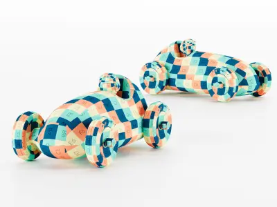 Grand Prix Racing Car 3D model