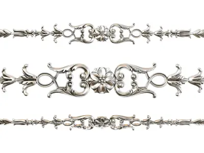 Classic carved 194 3D model