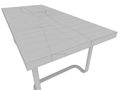 Epoxy table 3D model