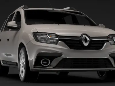 Renault Logan MCV 2020 3D model