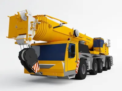 Liebherr Mobile Crane 3D model
