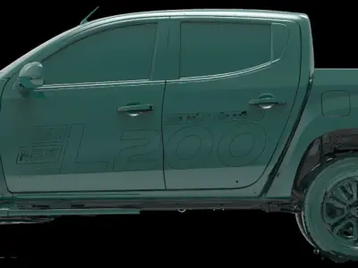 Mitsubishi Triton L200 DC series Native Exterior 3D Scan 2019 3D model
