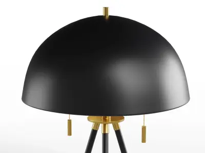 Tripod Table Lamp 3D model