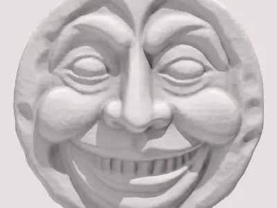 Moon Face 5 3D model