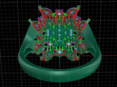 jewelry ring 292 3D print model