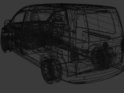 Volkswagen caddy  3D model