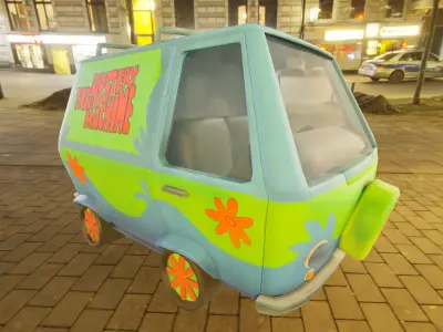 The Mystery Machine 3D model