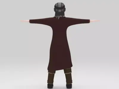 Character Drito Rigged  Engineering Classic  Low-poly 3D model