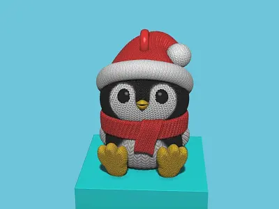 PENGUIN CHRISTMAS 3D model