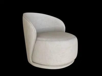 La Pipe Lounge Chair By IDA LINEA HILDEBRAND 3D model