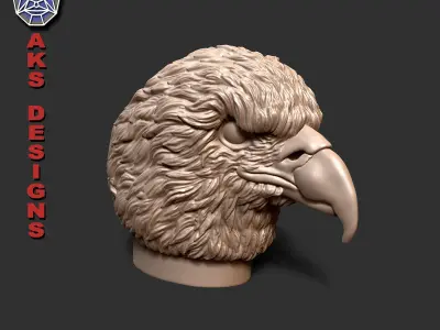 Eagle version 1 Penholder 3D print model