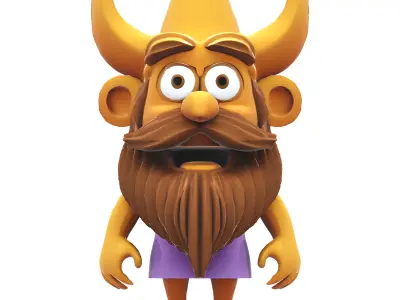 Whimsical Bearded Earthen Sprites 3D print model