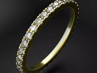 Ring 3D Model With Blender File  Free 3D model