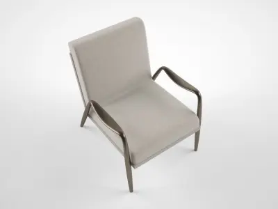 Holly Hunt Armora lounge chair 3D model