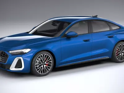 Audi A5 Sedan S-line 2025 3D model