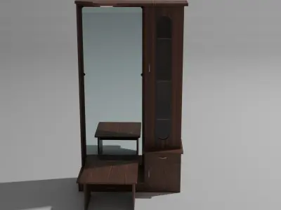 Dressing Table Free low-poly 3D model