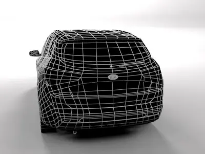 KIA CEED VARIANT LOWPOLY Low-poly 3D model