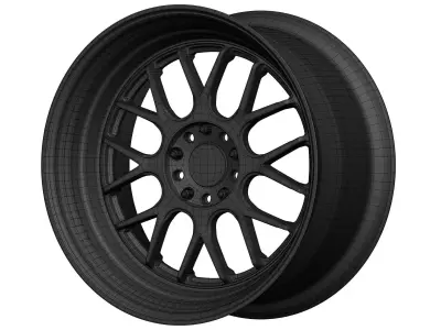 F1R F21 Aftermarket Wheel Low-poly 3D model