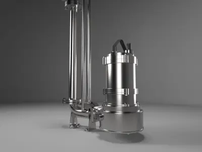 Sewage Pump 3D model