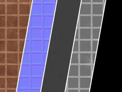 Leather Materials 31- Leather By Sbsar Texture