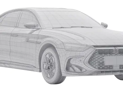 BYD Han DM-i 3D model