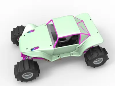 Formula Off Road Version 2 Scale 1 to 25 3D print model